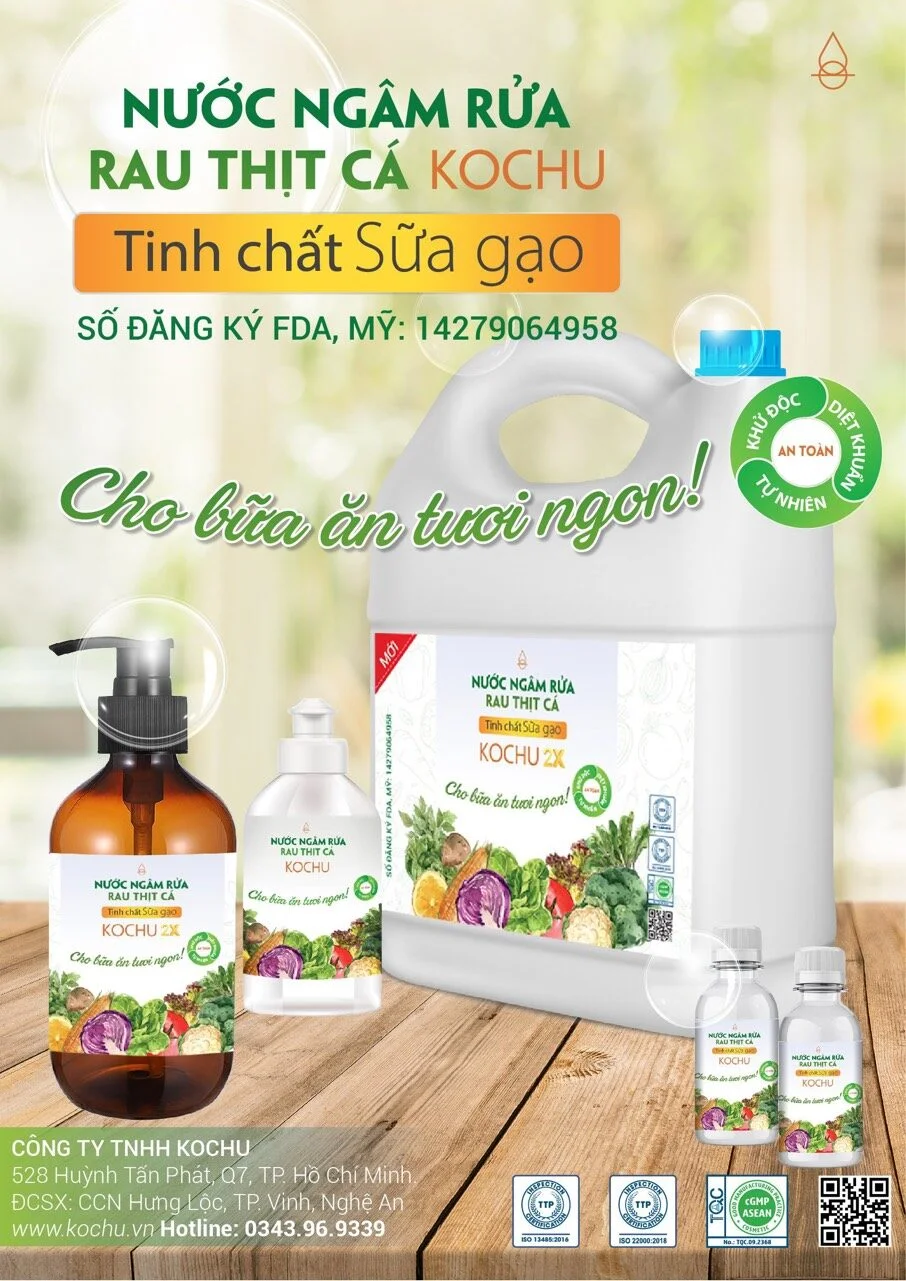 Công ty TNHH KOCHU | Sản phẩm an toàn vì chất lượng gia đình Việt!